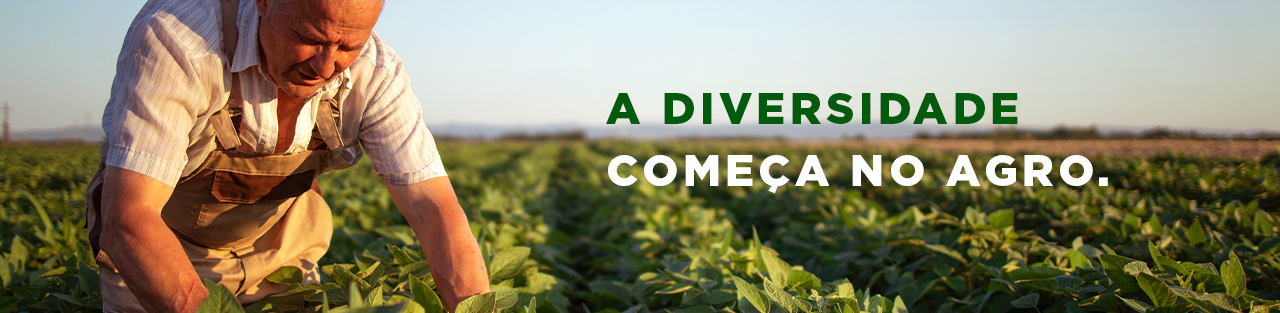 banner diversidade começo no agro